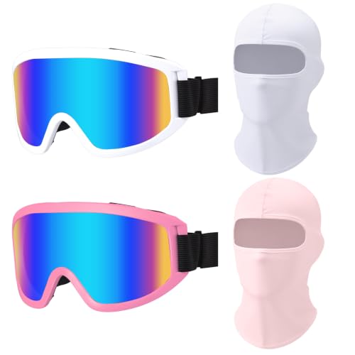 Image of Chicingyou 2 Pack Atv Goggles with 2 Mask for Women Men Adult