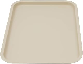 Serviertablett 24er Set,36 × 27 cm, rutschfest aus PP Tablett Groß Stapelbar, Bruchsicheres und Spülmaschinenfestes für Mensa Küche, Khaki