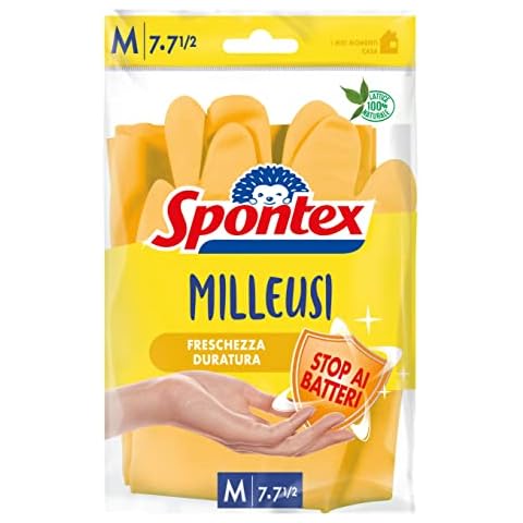 Guantes de látex Spontex Milleusi Talla M Cover