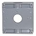 Sigma Engineered Solutions, Gray Sigma Electric 14357 1-Inch 3 Hole 2-Gang Box