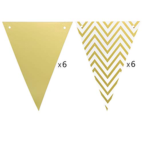 Banner Oro Glitter con Scritta We Will Miss You