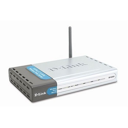 D-Link DP-G321 Wireless-G Print Server USB 2.0 Parallel Port
