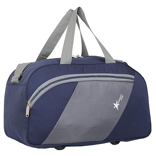 Image of PERFECT STAR Travel Bags for Luggage Bags for Travel Duffle Bags for Travel Bags for Travelling Luggage Bags Travel Bag for Women Without Wheels Travel Bag for Men (Navy Grey)