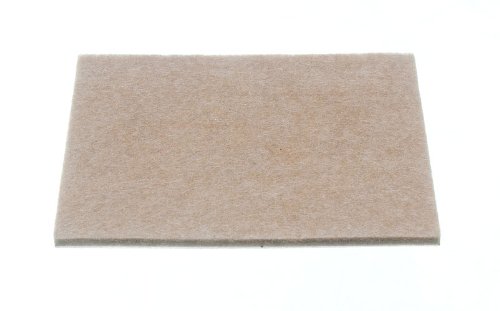 48 x rechteckige selbstklebende Filzgleiter (100 mm x 75 mm x 4 mm) zum Schutz von Möbeln