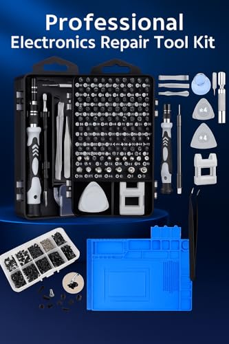 Image of XIKKART Silicone Magnetic Mat Rug For Laptop Mobile Repairing, 932F Heat Resistant Work Mat Large 17.8x11.8 inch Soldering Mat for Soldering, Cell Phone, Drone, Electronics Repair Combo Kit