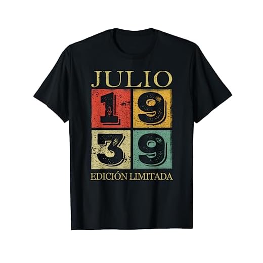 Julio 1939 Cumpleaños nacen en Julio De 1939 Regalo Camiseta