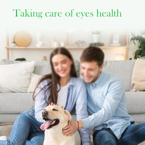 Image of Generic Dog Eye Care - Eye Wash Solution for Dogs, Tear Stain Remover & Eye Drops, Gentle Formula for Eye Health, Saline Eye Wash, Fragrance Free-12ml, white