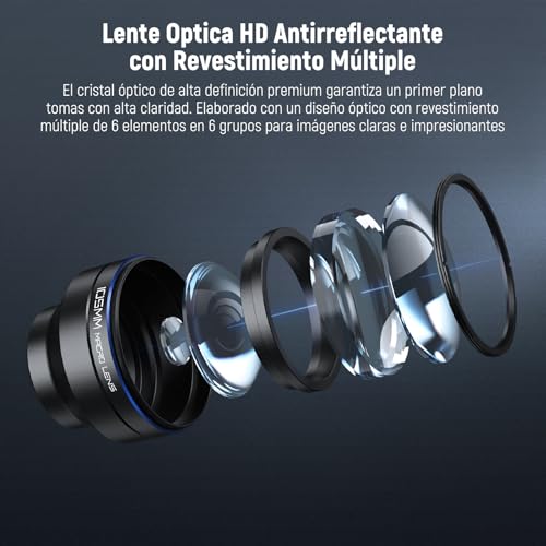 Objetivo Macro de 105 mm NEWER LS-26 Pro con Clip de 17 mm 5