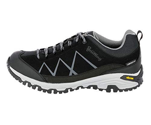 Brütting Unisex Kansas Trekking- & Wanderhalbschuhe, Schwarz Anthrazit, 46 EU