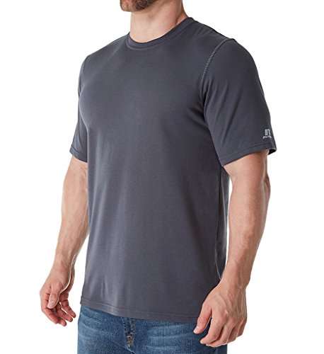 Russell Athletic Men's Dri-Power 80/20 Performance T-Shirt, Stealth, Medium
