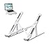 Support pour Tablette, Support pour Ordinateur Portable, Support pour Tablette de Bureau Pliable et Réglable, Compatible avec Toutes Les Tablettes 10-15,6 ''. (Blanche)