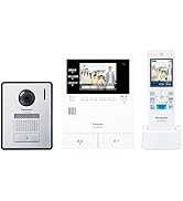 F035　Panasonic　ワイヤレスモニター付テレビドアホン　子機2個付き！ Amazon.co.jp: パナソニック テレビドアホン モニター親機 約7型