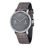 uhrenfabrik ruhla  Dufa Deutsche Uhrenfabrik Unisex Analog Quarz Uhr mit Leder Armband Albers DF-9010-02 Automatik