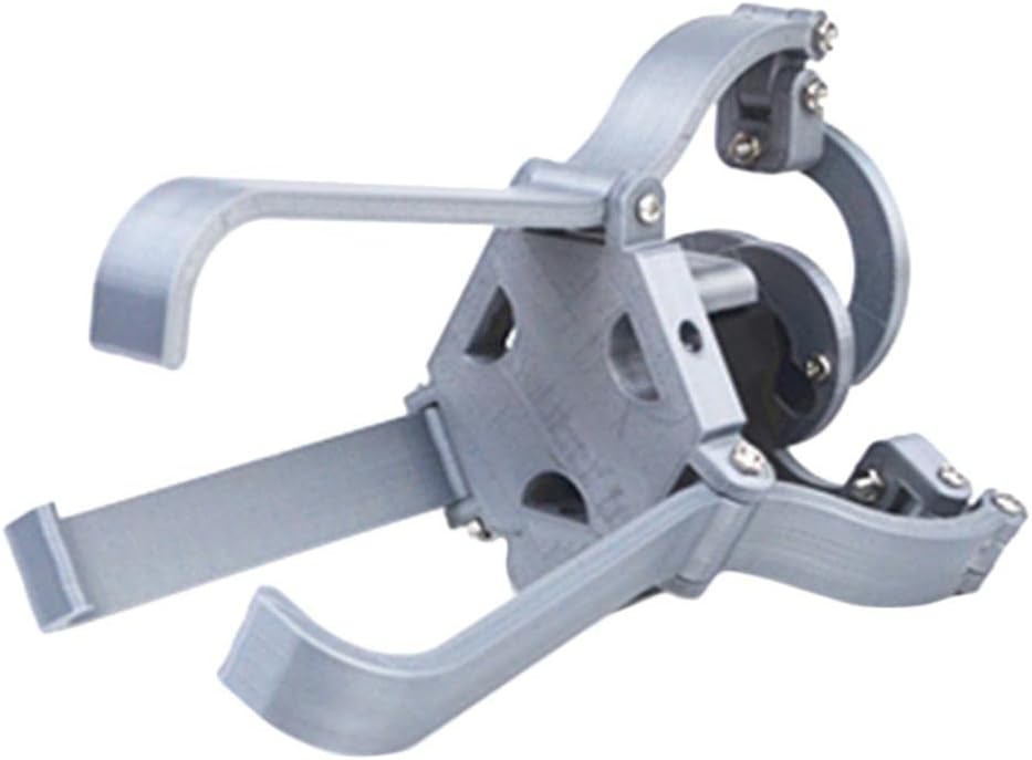 Metal Robot Arm Mechanical Robotic Clamp Silver Claw Kit with Servos Motor