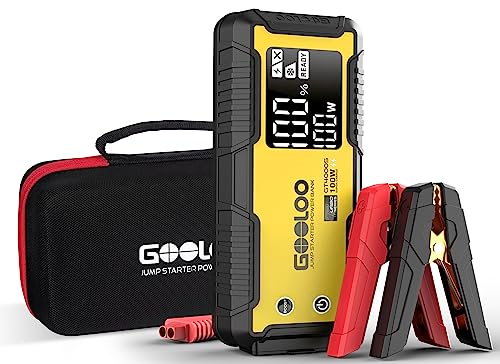 GOOLOO GT4000S Jump Starter 4000A Car Jumper Starter  & Portable EVA case for GT4000S - Detailed View