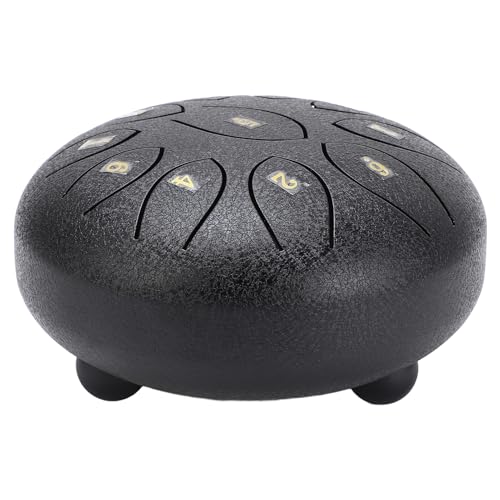 Tambor lengua de acero 11 tonos negro para relajación miniatura 1