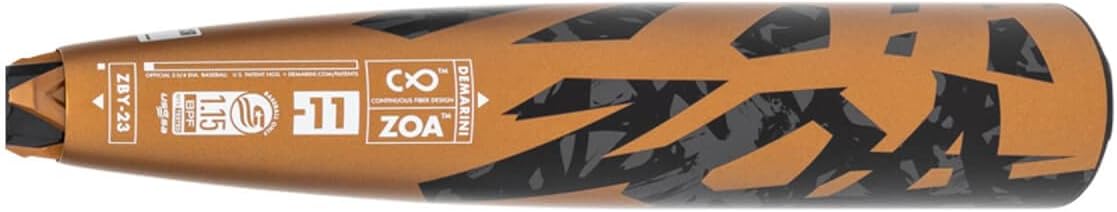 DeMarini 2023 Zoa (-11) 2 ¾” USSSA Baseball Bat - 26", 27" and 28"