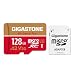 Produktbild Gigastone 4K Game Pro 128GB MicroSDXC Speicherkarte und SD-Adapter mit A2 App-Leistung, L/S bis zu 100/50 MB/s für 4K Videoaufnahme, Nintendo Switch kompatibel, Micro SD Karte UHS-I U3 V30 Klasse 10
