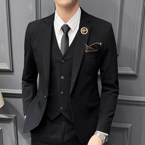 Image of HETICA Vintage Brooch - Gold Eagle Pentagram Round Fashion Brooch for Men Women
