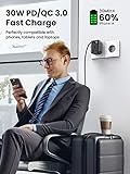 UGREEN UK to European Plug Adapter PD 30W Travel Adapter with USB C GaN Fast 4-in-1 Travel Plugs UK to EU for Germany France Spain Iceland Greece Poland Portugal Austria Netherlands Turkey - Image 2