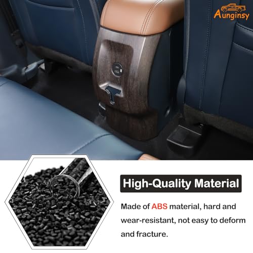 Car Rear Air Conditioning Vent Outlet Cover Compatible with Ford Maverick 2022-2024 Rear Central Armrest Air Conditioning Vent Decor Frame Rear Air Vent Cover Protect Panel Trim Interior Accessories by Aunginsy - Image 4