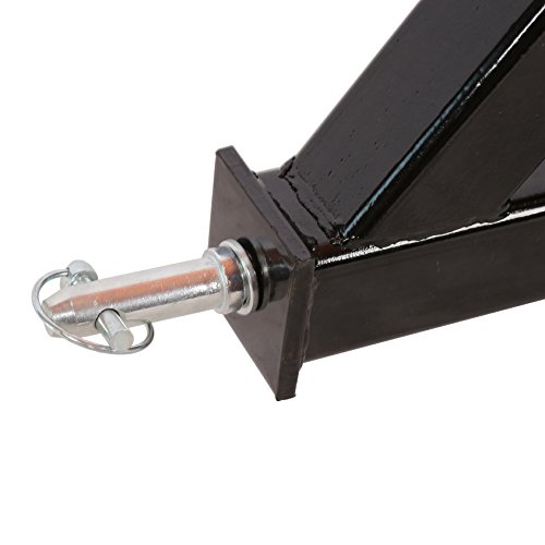 New 3 Point 2" Receiver Trailer Hitch Category 1Tractor Tow Drawbar Pull With One Year Warranty Black Heavy Duty #TOP4