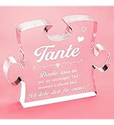 Giftasy Tante Geschenk - Acryl Puzzle, Beste Tante Geschenk, Geburtstagsgeschenk für Tante, Gesch...