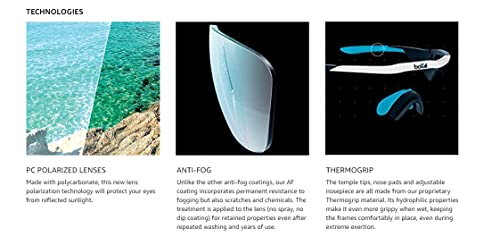 Bollé - Python Men's Sport Sunglasses, Brown Polzarized Lens, Tortoise Matte Frame #TOP5