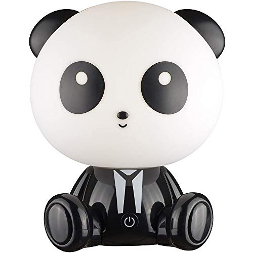 XX Small 36-2E-014 Lampe veilleuse LED Enfant Panda XL Blanc et noir 3 niveaux d'intensité lumineuse H25 x 18,5 x 20,5 cm, Blanc/Noir