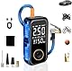 Dictien 8000 mAh Elektrische Luftpumpe Fahrrad Akku, 150PSI Fahrradpumpe Elektrisch, mini kompressor auto, Digitales Display Mit LED-Taschenlampe, Autos, Motorräder-Gonfleur