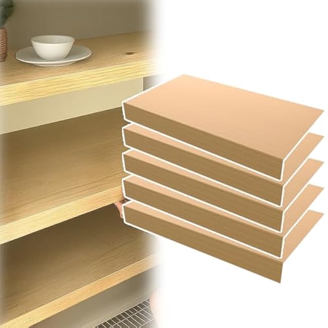 PVC Shelf Cover 12x12 16x12 20x12, Pantry Shelf Covers for Wire Shelving, Closet Imitation Wood Grain Shelves, Cuttable Rack Covers(Black,LxWxH-42inx16inx2in)