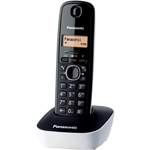 Panasonic KX-TG1611FRW Téléphone solo sans fil DECT sans répondeur Blanc [Version Française]