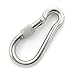 Produktbild Karabinerhaken 5mm mit Sicherung 1 Stk. Edelstahl Karabiner Edelstahl V4A Drahtseil