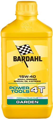 Bardahl - Lubrificante Garden 4T Power Tools, Per Motori A Benzina, Olio Per Motori Che Operano A Regimi Elevati Di Rotazione, Per Tagliaerba, Decespu