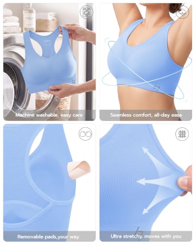 Image of FITTIN Supportive Sports Bra for Large-Bust: 12-Hour Zero-Pressure Comfort