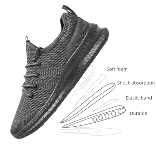 Image of Men's Shoes Running Walking Sneakers Casual Tennis Slip on Shoes Lightweight Breathable Fashion Comfortable Workout Athletic for Gym Sport Shoe