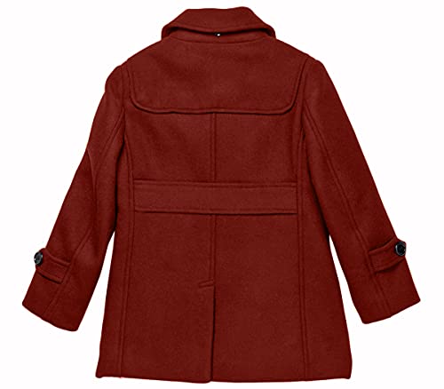 Image of Isaac Mizrahi Boy's 2-20 Solid Wool Toggle Coat with Removable Hood - Colors