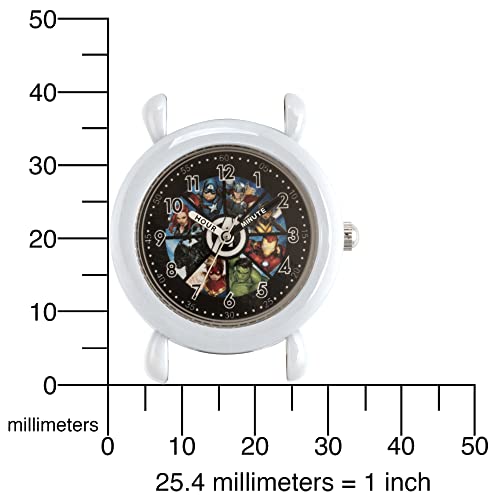 Marvel WMA000388 Kids' Plastic Time Teacher Analog Quartz Silicone Strap Watch thumb #4