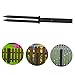 DECOMELODY Heavy Duty Fence Post Anchor Garden Fence Post Repair Tool Ground Spike Durable Black Design for Residential Commercial Use