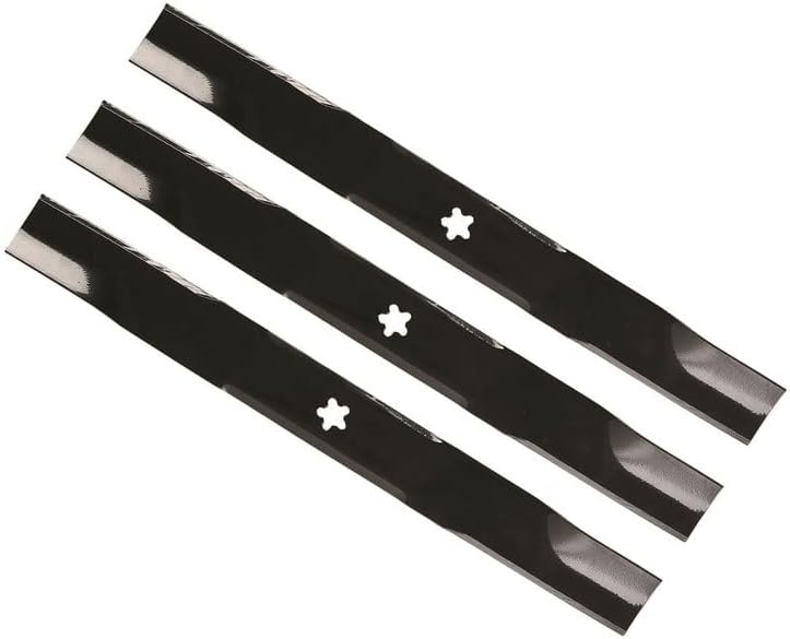 (OCN) GT52XLS GTH27V52 (3PK) Oregon 95-077 Mower Blades Compatible with Husqvarna 52" Decks 574870801 + Other Models