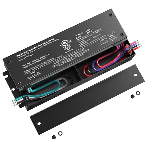 Image of SELECT Lighting 288W 24V Dimmable LED Driver, 4-in-1 ELV /MLV /TRIAC /0-10V, UL Listed Class 2 Power Supply, IP65 Waterproof Transformer for LED Strip Lights & Tape Lights
