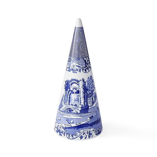 Blauer Italienischer Weihnachts-Formschnitt, 33 cm, einzeln
