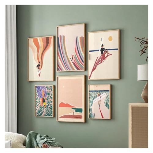 Mur blanc et vide ? Sublimer avec ce tableau mer moderne 40x60 - 4