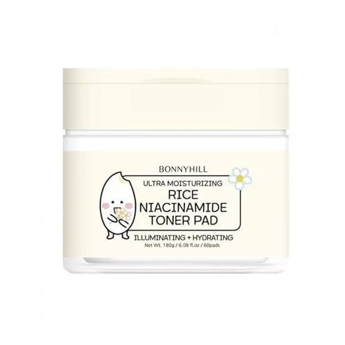 Bonnyhill Rice Niacinamide Facial Toner Pads