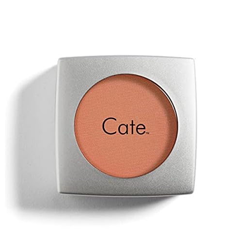Peach Coral | Pale Coral Mineral-Based Blush - Paraben-Free, Gluten-Free, Vegan, Cruelty-Free Formula by Cate McNabb Cosmetics, 0.11 oz.
