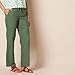 Amazon Essentials Women's Pull On Linen Blend Drawstring Relaxed Fit Wide Leg Pant, Military Green, 1X
