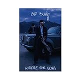 SMART COLOR Bad Bunny 5 Canvas Poster Wall Art Decor Print Picture Paintings for Living Room Bedroom Decoration 12x18inch(30x45cm)