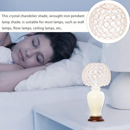 Angoily N02102I07Q17 Crystal Wrought Iron Lampshade thumb #7