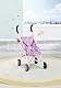 BABY born Happy Birthday Deluxe Buggy, zusammenklappbarer Puppenwagen mit blinkenden Rädern, 829950 Zapf Creation