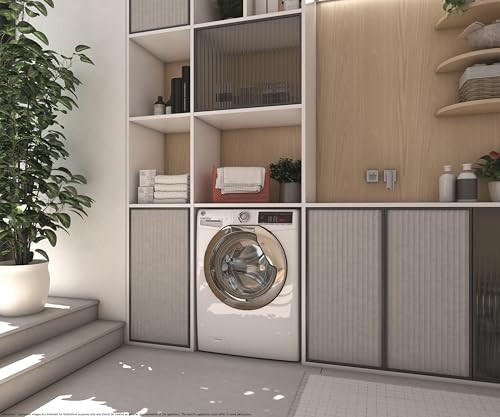 Hoover H3DS4642DAC3-11 lavasciuga Da incasso Caricamento frontale Bianco E - 7